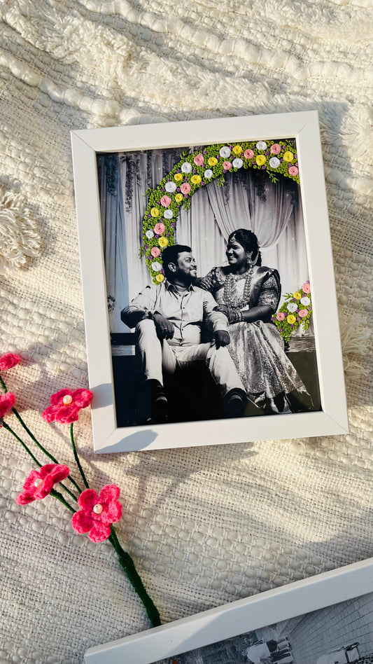 DENSE EMBROIDERY PHOTO FRAMES