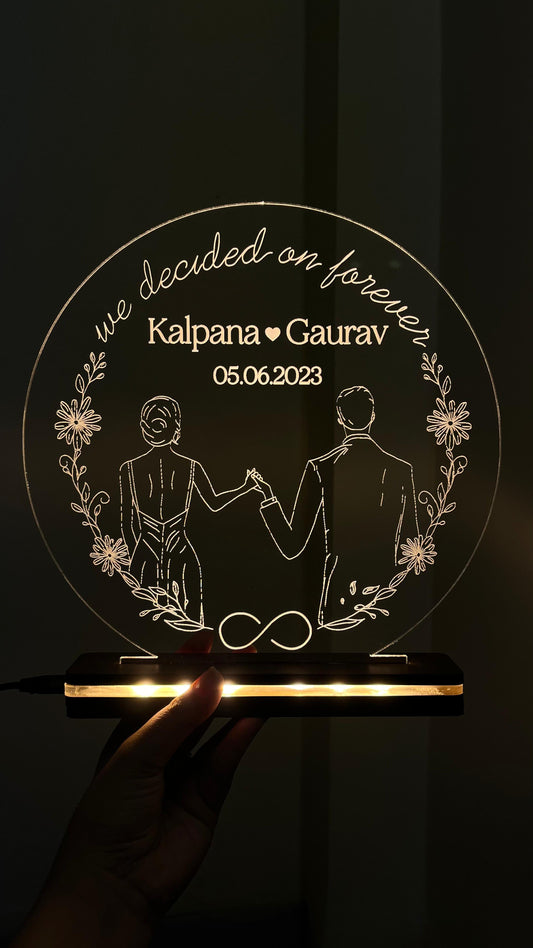 CIRCULAR COUPLE LAMP