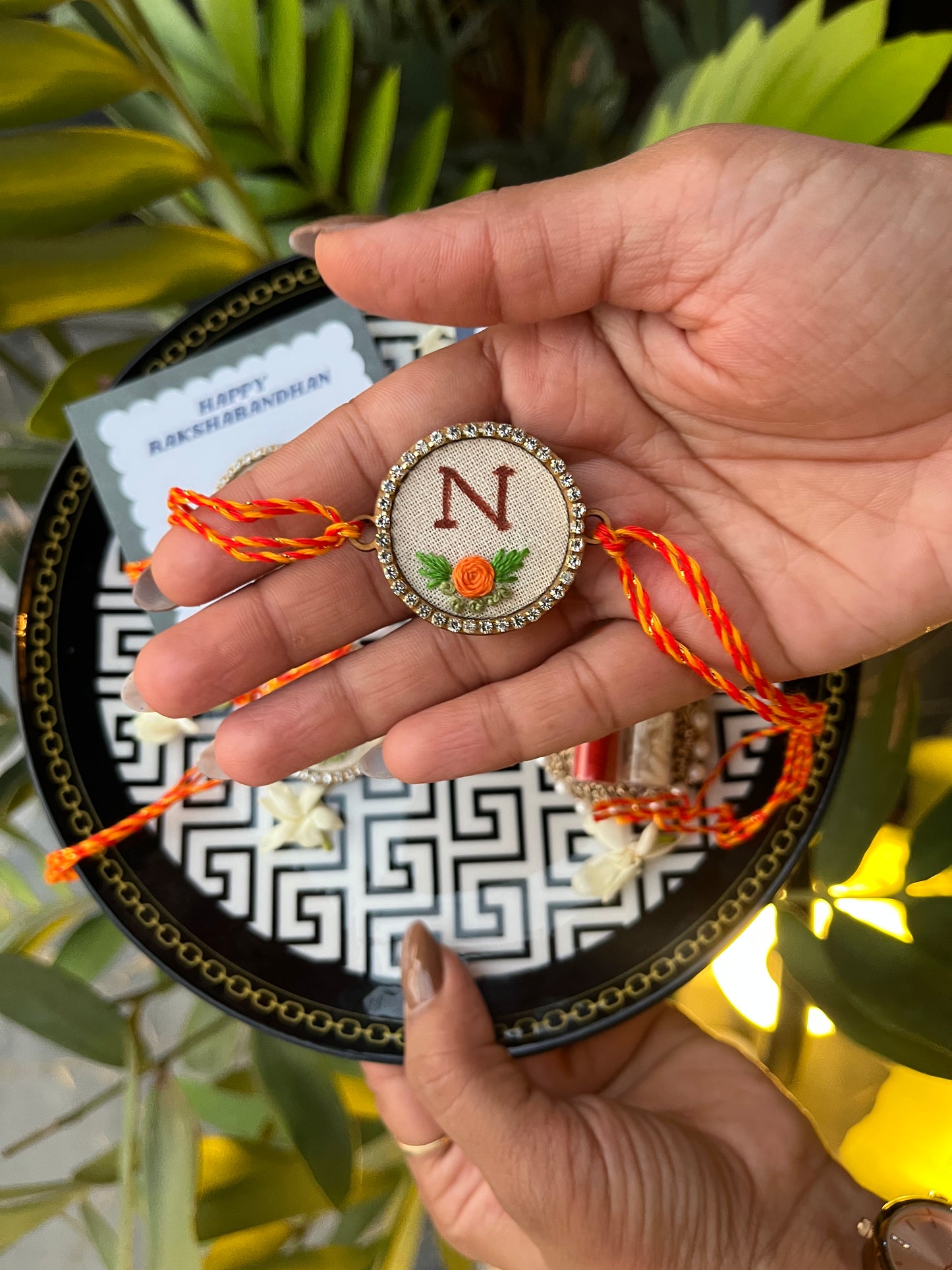 EMBROIDERED RAKHI