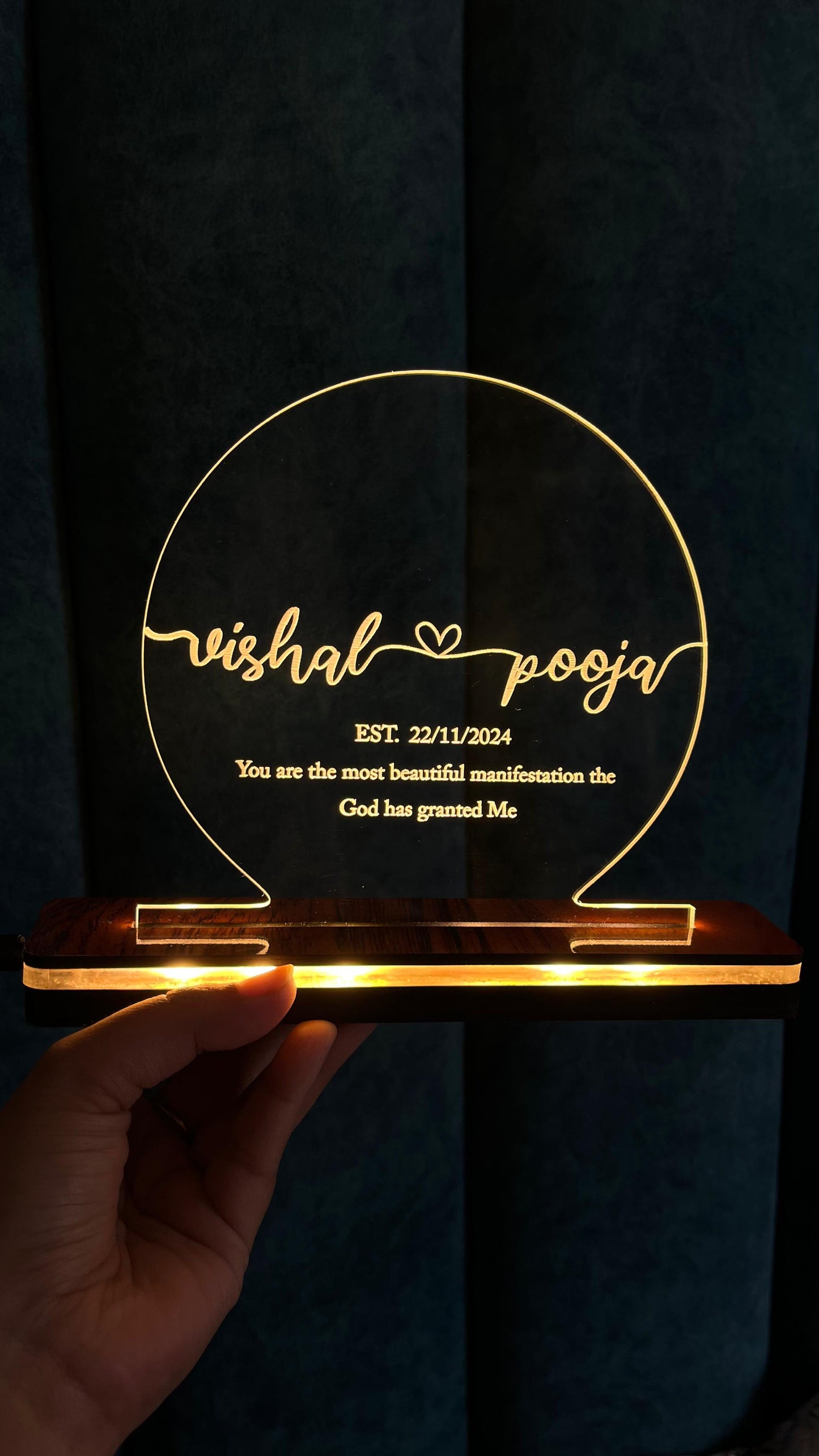 CIRCULAR COUPLE LAMP