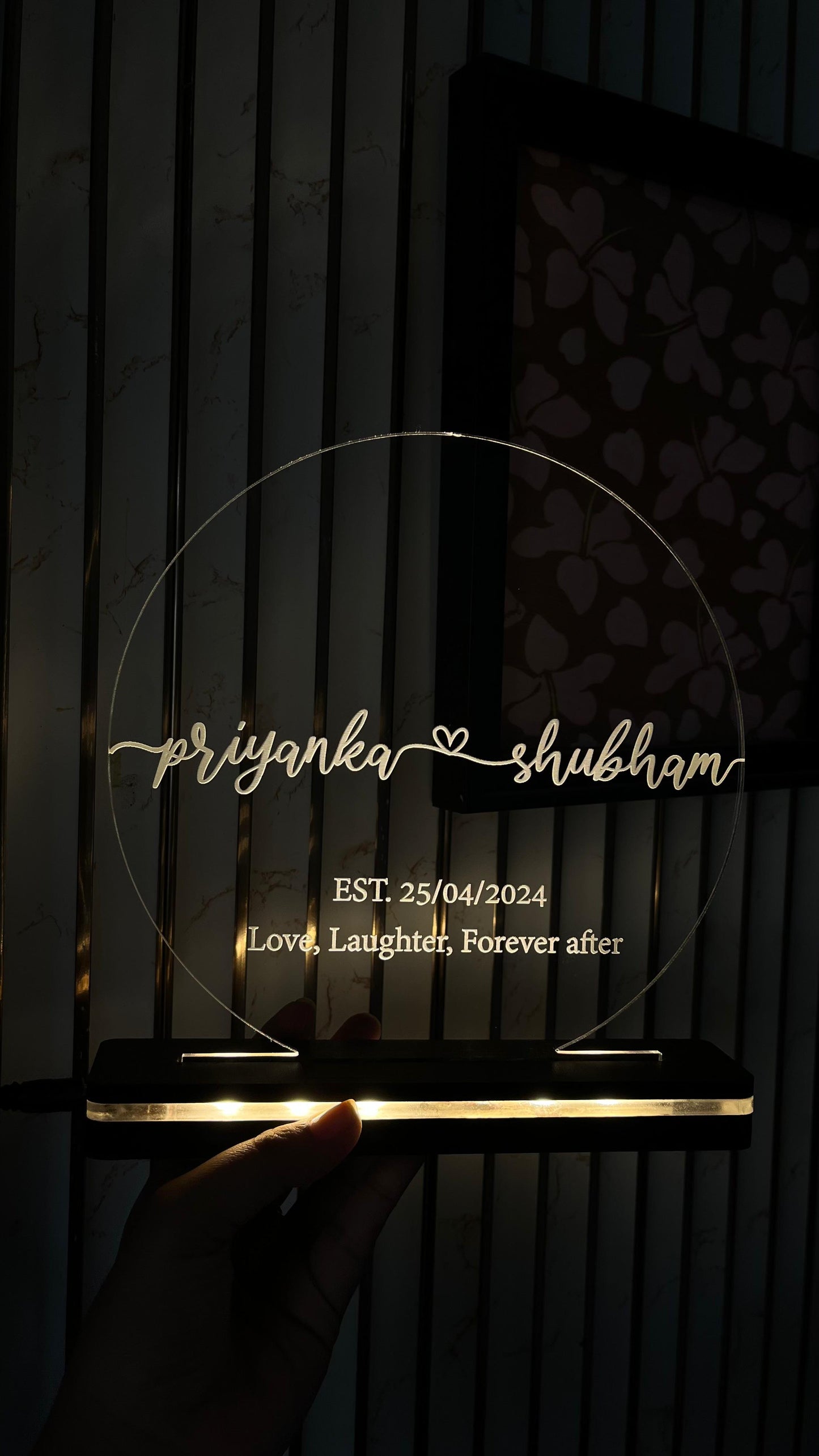 CIRCULAR COUPLE LAMP