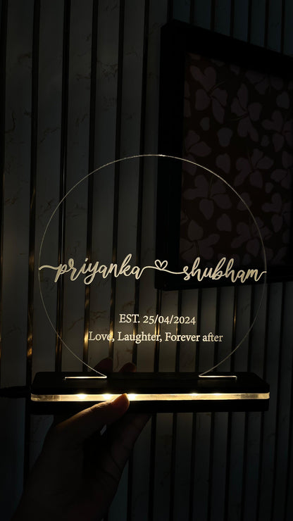 CIRCULAR COUPLE LAMP